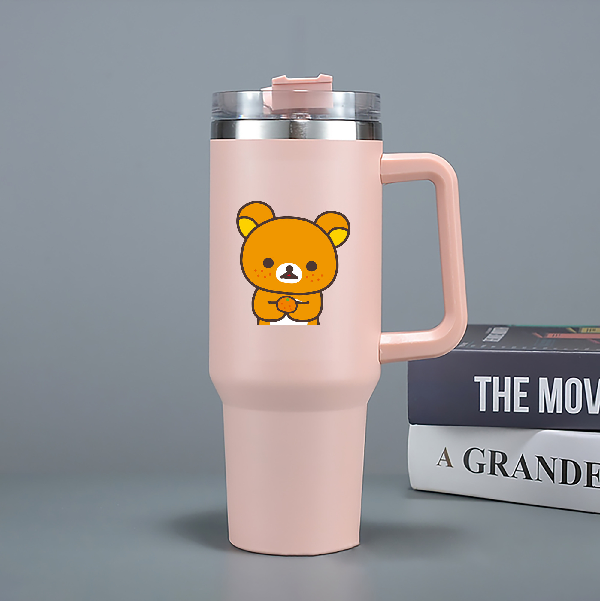 （画像用） リラックマ リラックマ キイロイトリ Rilakkuma Korilakkuma Kiiroitori 1200mL車用タンブラー（カラープリント）